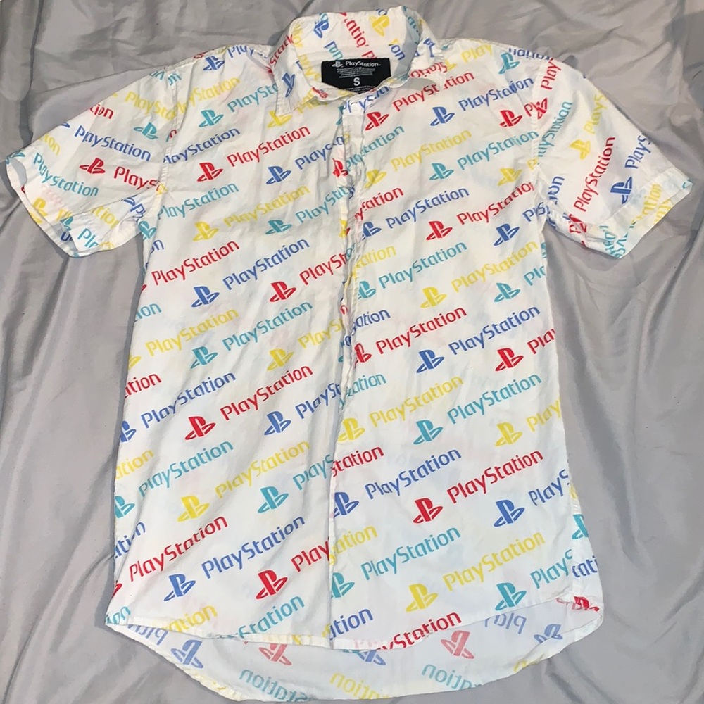 PlayStation Button down shirt | Small | Brand New | Worn Twice | 100% Cotton